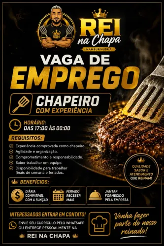 Vaga para chapeiro 