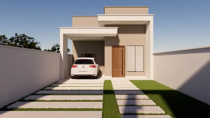 Casa no irmãos Platon, 2 quartos, sendo 1 suíte