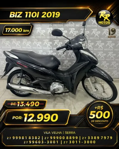 Moto Honda BIZ 110I 2019