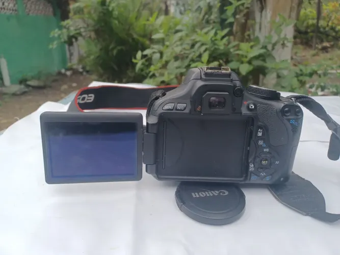 Máquina fotográfica profissional canon