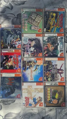 11 jogos novos  lacrados de sega dreamcast jp