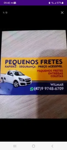 Pequenos fretes na montana Joinville e região 