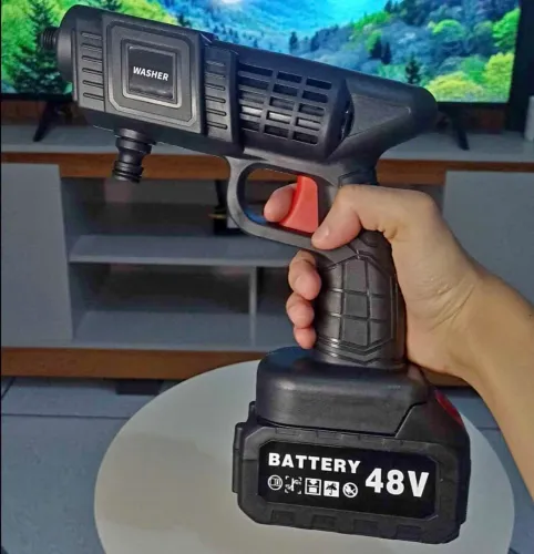 Lavadora Portátil Sem Fio 48V + 2 Baterias Potentes - Novo e Completo!