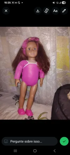 Boneca america Gil original ginástica 
