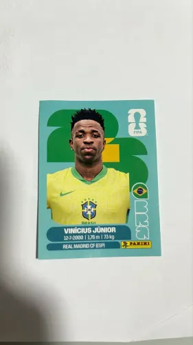 Figurinha Vinicius Júnior ORIGINAL PANINI Copa do Mundo 2026