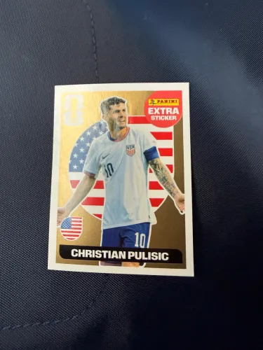Figurinha Christian Pulisic Gold extra