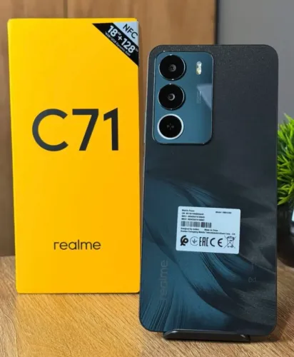 Realme C71 - Novo Lacrado - 256/8 o Tooop - Global - Verde escuro