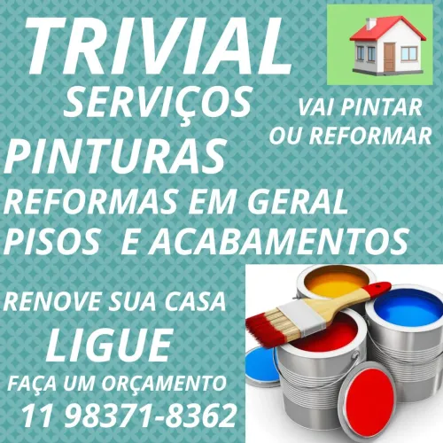 Pintores  em Geral  ,Texturas,, Reformas  e  E Impermeabilizaçâo  de  Lajes   e  Paredes 