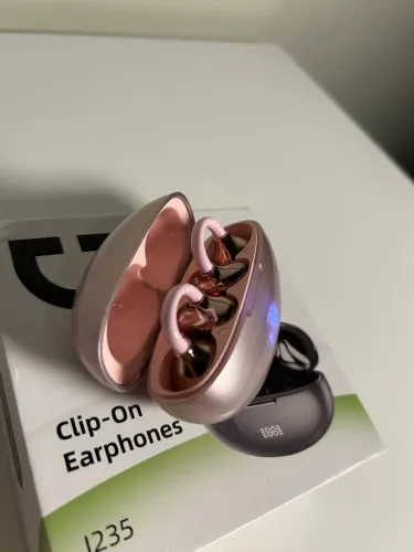 Fone de ouvido bluetooth rosa