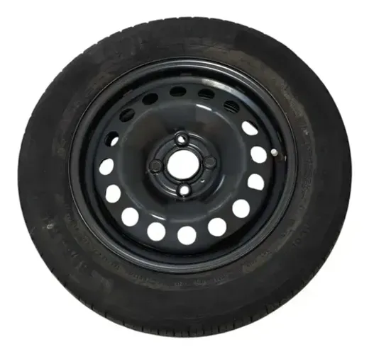 Roda Ferro Aro 15 C/pneu Vw Polo Track 1.0 2022 2023 2024 Preto