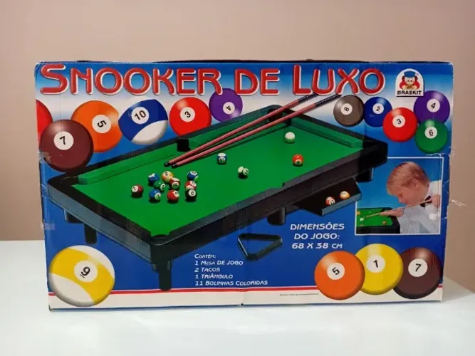Sinuca Snooker Luxo 38 x 62 cm