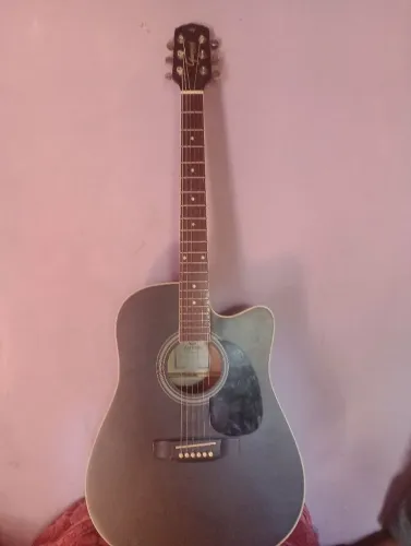 Vendo um violão marca dijanine preto fosco