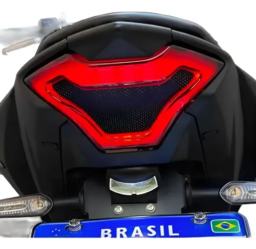 Lanterna Traseira Mt03 MT07 R3 Seta Led Integrada Sequencial 