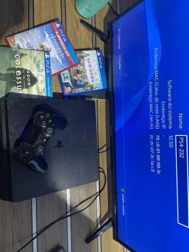 PlayStation 4 Slim 1TB + 1 Controle Original + 3 Jogos Incríveis!