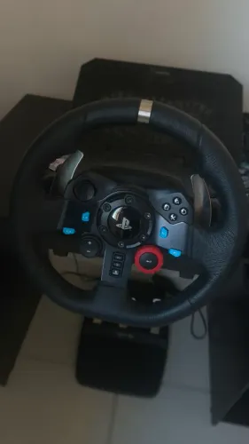 LOGITECH G29 DRIVING FORCE + FREIO DE MAO E CAMBIO SEQUÊNCIAL