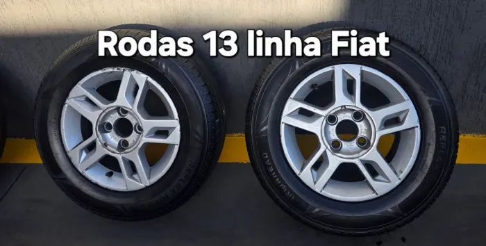 Rodas/Pneus aro 13 Fiat