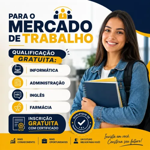 Vaga de Qualificação para o mercado de trabalho 