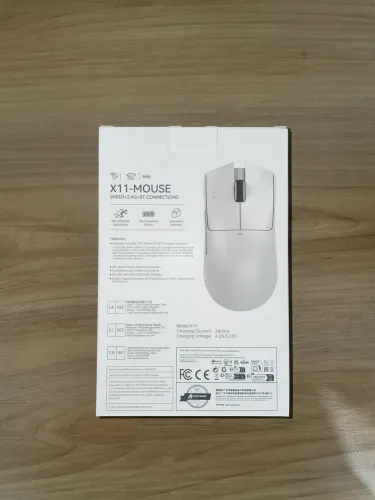 Mouse Gamer Sem Fio Attack Shark x11