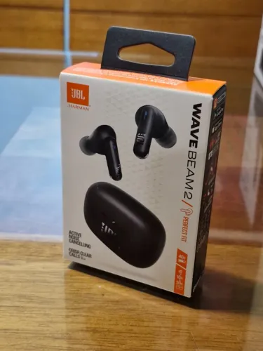 Fone JBL Wave Beam 2 Preto - NOVO