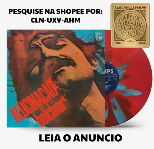 Lp Belchior Alucinação (link do vinil) lacrado LEIA O ANUNCIO