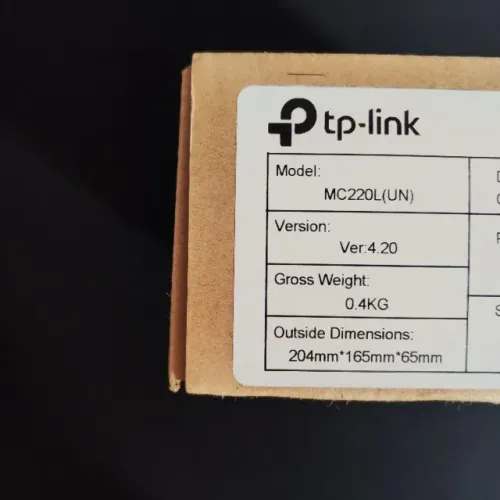 Tp-link Mc220l Conversor Rj45 Mídia-sfp Gigabit V:4.20 Novo