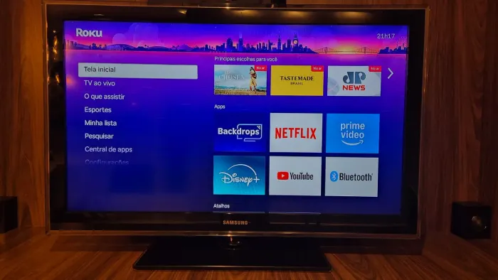 TV Samsung LCD 40" Full HD Série 5 D550 - LN40D550K7G