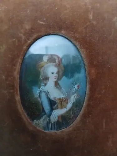 Pintura ao óleo antiga 