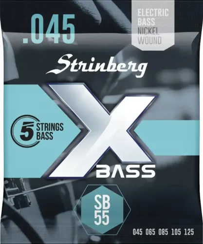 Encordoamento Contrabaixo 5 Cordas Strinberg SB55 045-125 Níquel