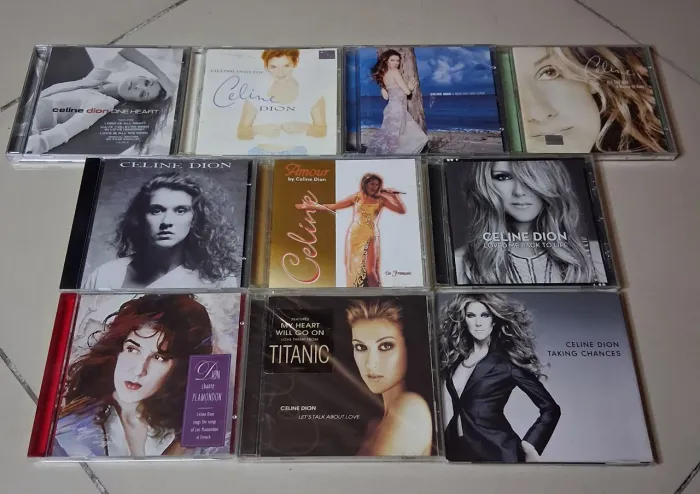CD Celine Dion Lote 10 Discos  Original 