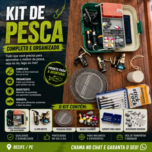 Kit pesca completo