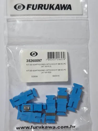 Kit de adaptadores para Fibra ótica