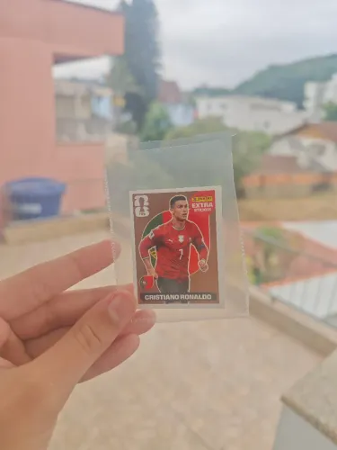 Figurinha CRISTIANO RONALDO Extra Sticker BRONZE Copa 2026