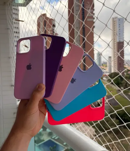 Kit 7 Capinhas iPhone 13 Pro Max - Várias Cores