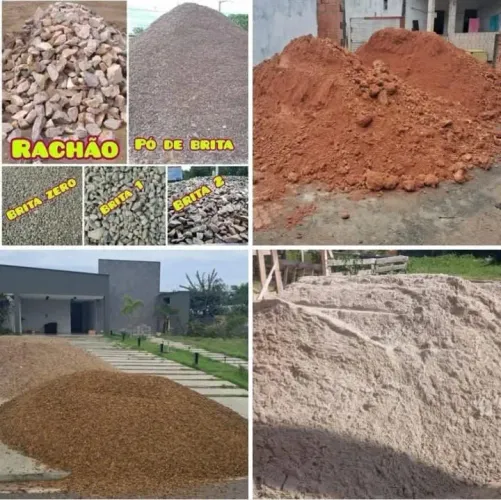 Barro areia tijolos etc...