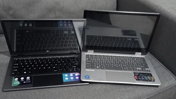2 Notebooks 12 polegadas, Duo C - Positivo, Multilaser