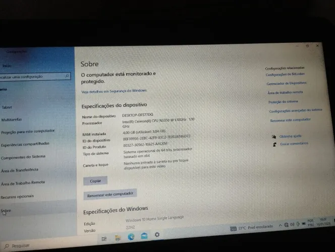 Notebook Compaq N3350 