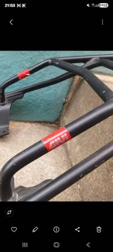 Vende se bagageiro ybr e 1 par de retrovisor esportivo top