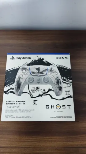 Controle Joystick PS5 edição especial Ghost of Yotei Preto Novo Lacrado