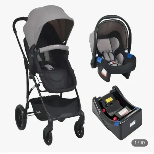 Kit carrinho + bebê conforto BURIGOTTO