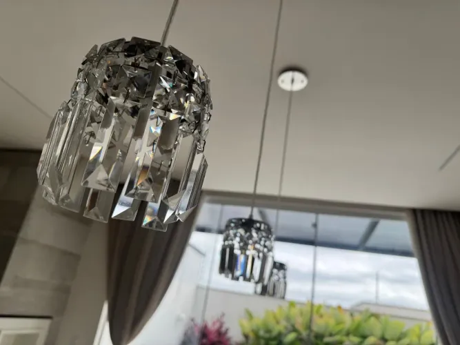 Pendente Paris Cristal redonda 