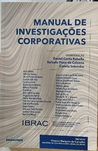 Manual de Investigações Corporativas - IBRAC - Ed. Amanuense - NOVO