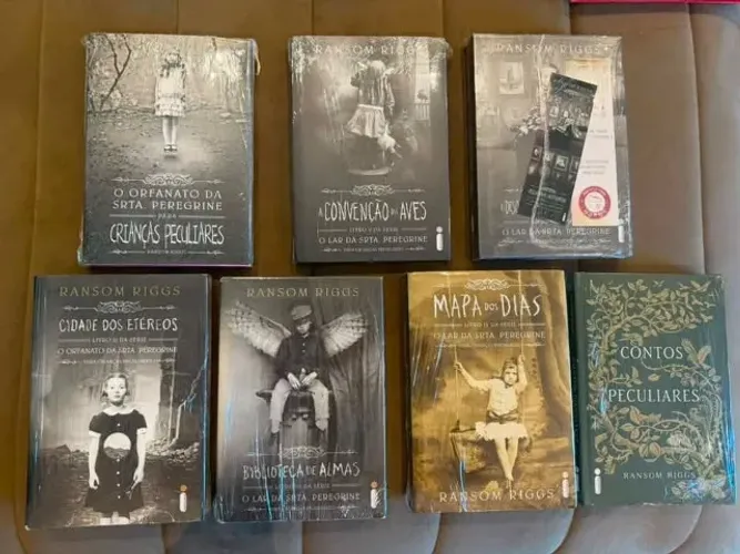 Kit de livros o orfanato da Senhorita Peregrine com 7 livros capa dura