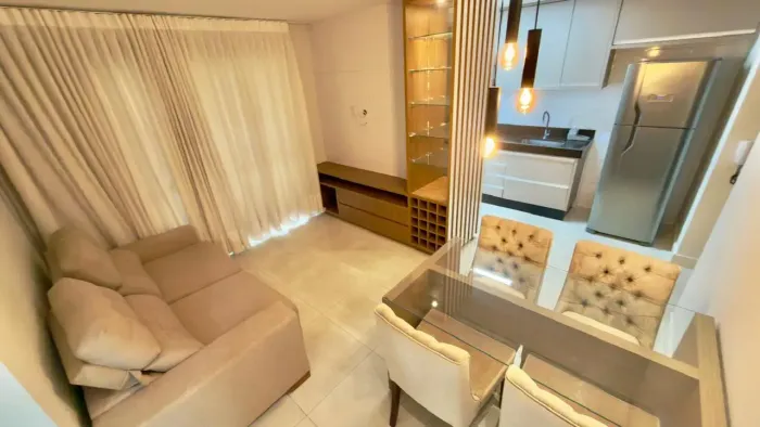 Apartamento à venda ou aluguel no QS Marista 2 suítes todo mobiliado e equipado no Setor M