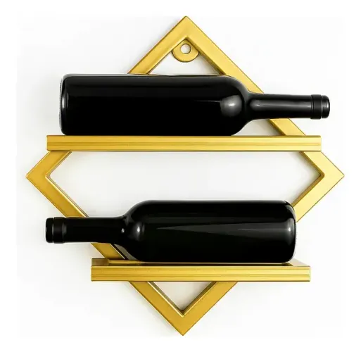 Suporte Organizador Para Garrafa De Vinho Parede Un