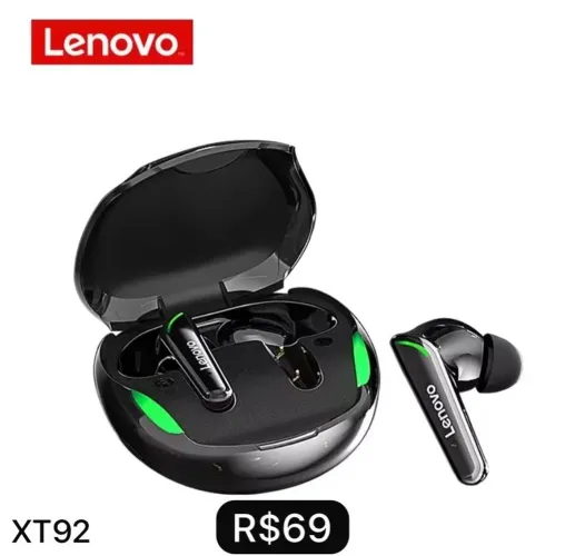 Fone XT92 Bluetooth Lenovo - Produto Novo