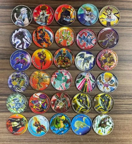 Coleção Tazos metal yugioh Elma Chips 29/40