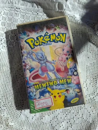 Antiga fita Cassete Pokemon O Filme sem teste