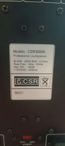 Caixa de som CSR 3000A