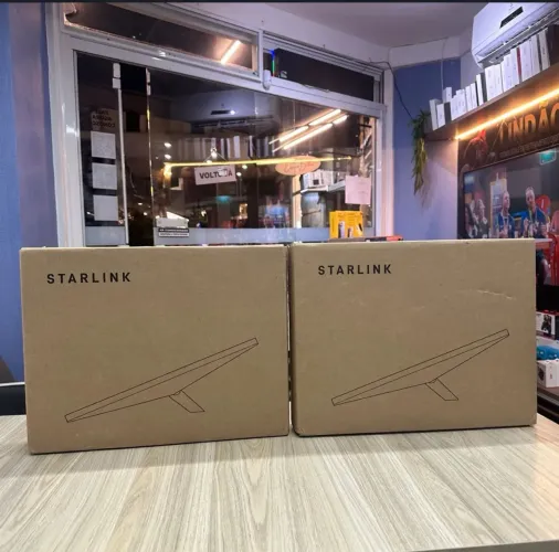 KIT INTERNET VIA SATÉLITE COMPLETO STAR LINK MINI / LOJA FÍSICA /LACRADOS/ GARANTIA 