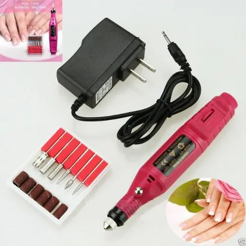 Lixa Elétrica de Manicure Profissional Pedicure Unha Mulher (QZ16928-A)
